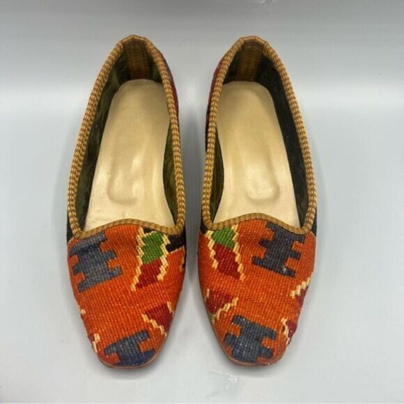 Women’s Turkish Kilim Loafers - Picture 1 of 5